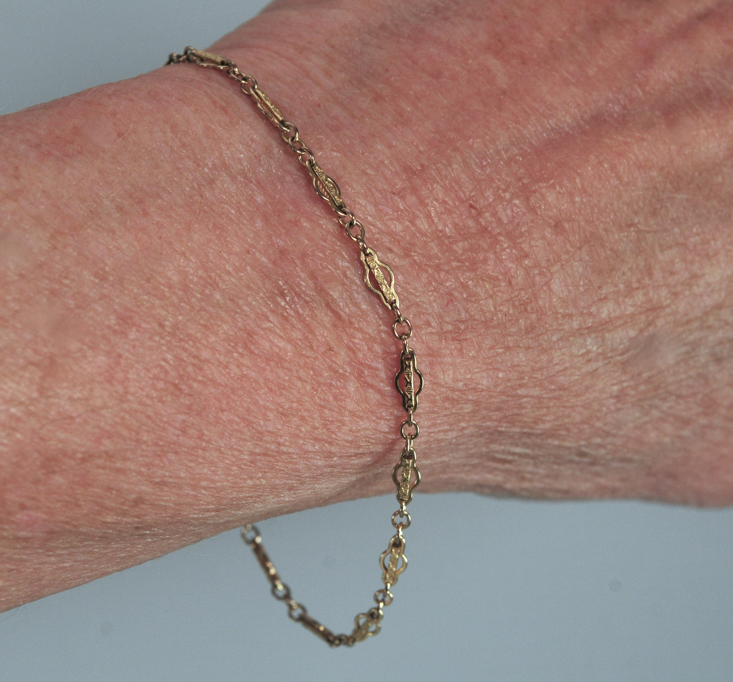 Dainty Vintage Gold Filled Bracelet
