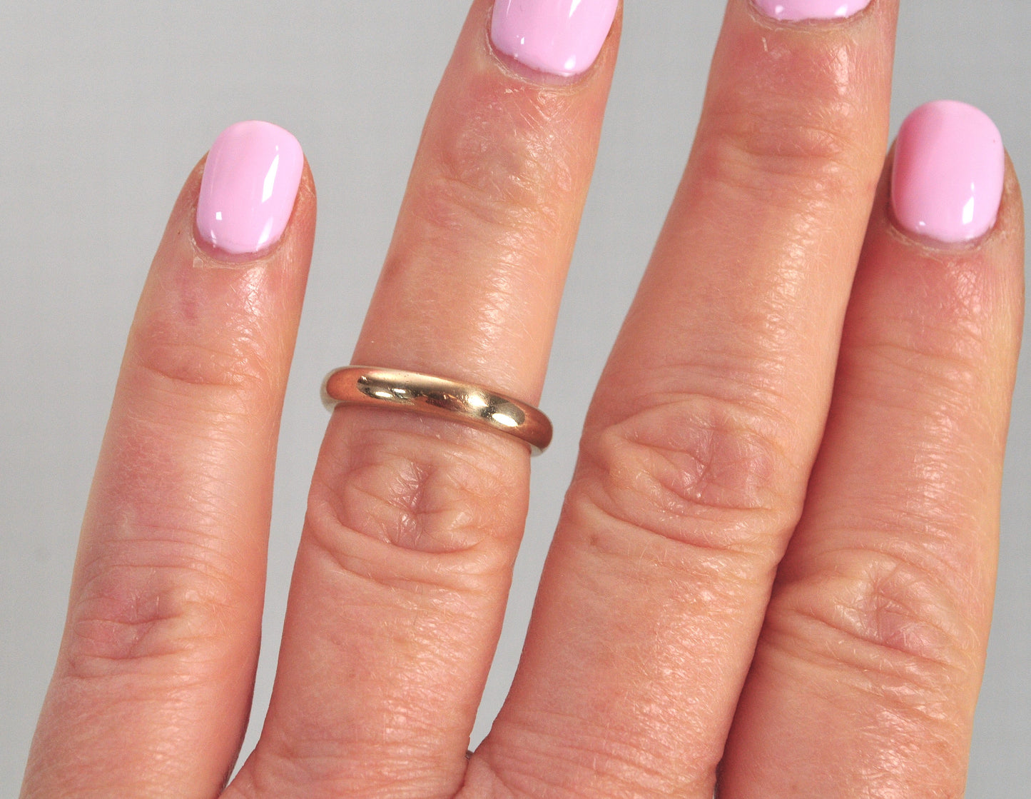 Vintage 14K Gold Wedding Band Ring