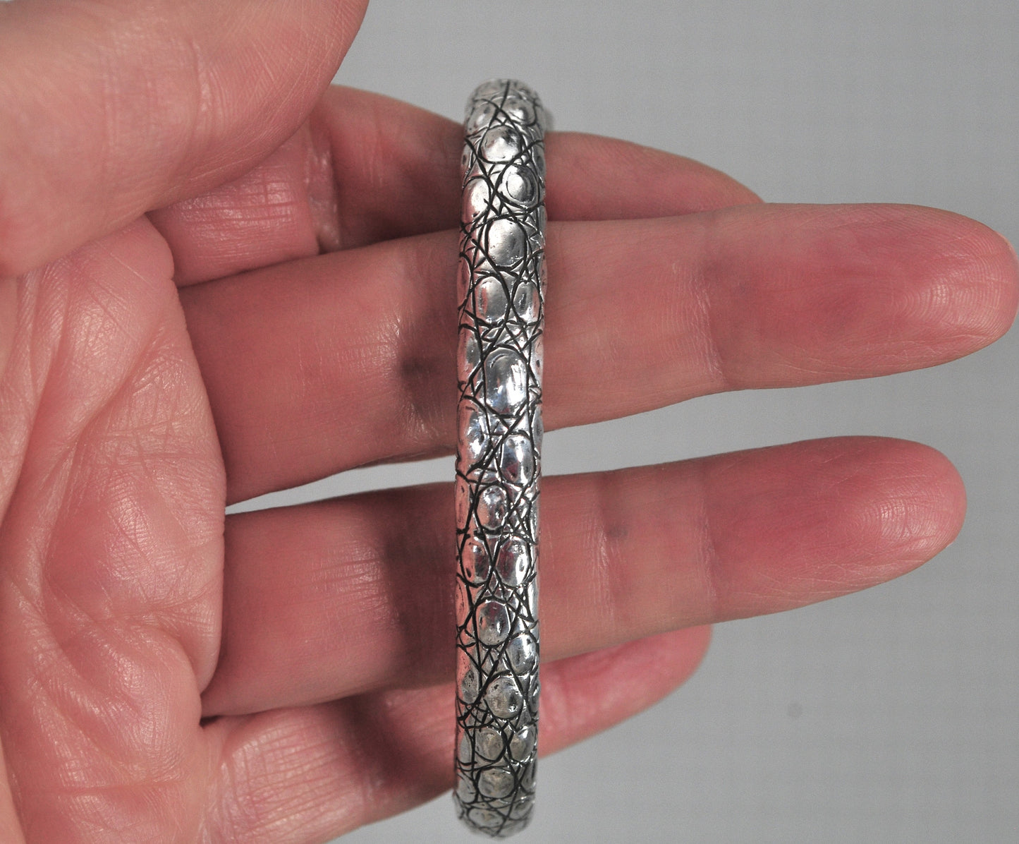 John Hardy Sterling Silver Bangle Bracelet