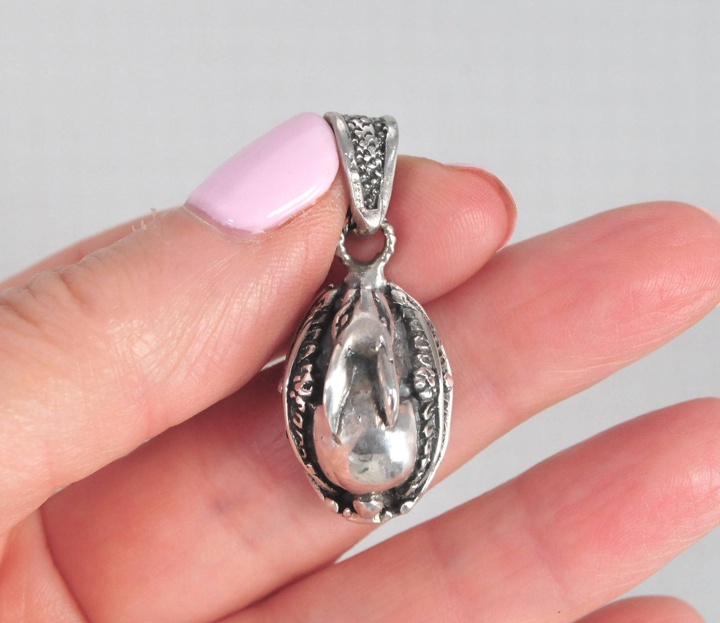 Sterling Silver Bunny Pendant