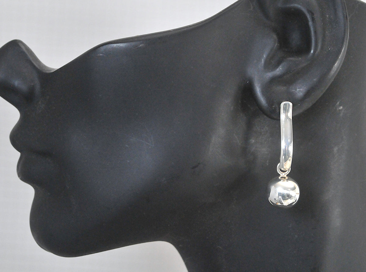 Silpada Sterling Silver Exclamation Point Ball Earrings