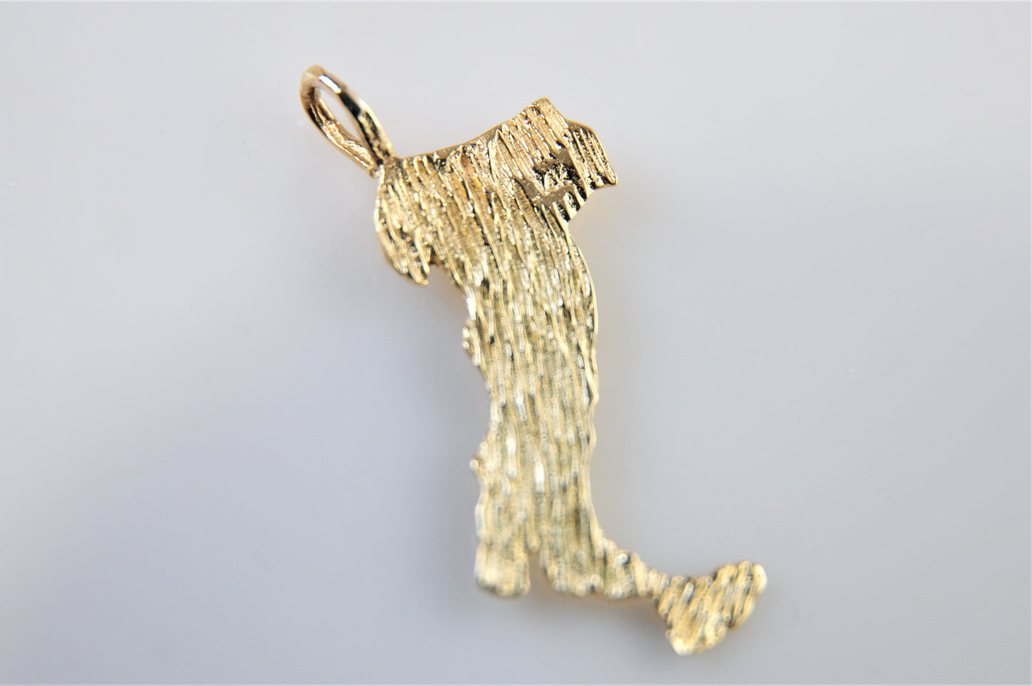 14K Gold Boot of Italy Charm Pendant