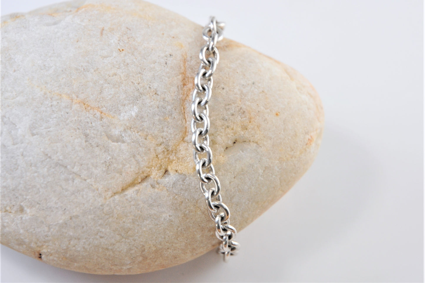 Sterling Silver Rolo Link Bracelet