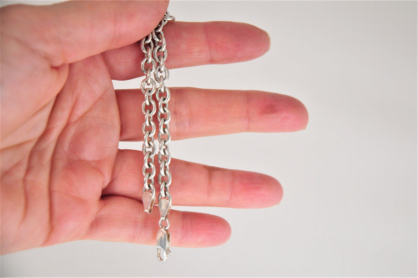 Sterling Silver Rolo Link Bracelet