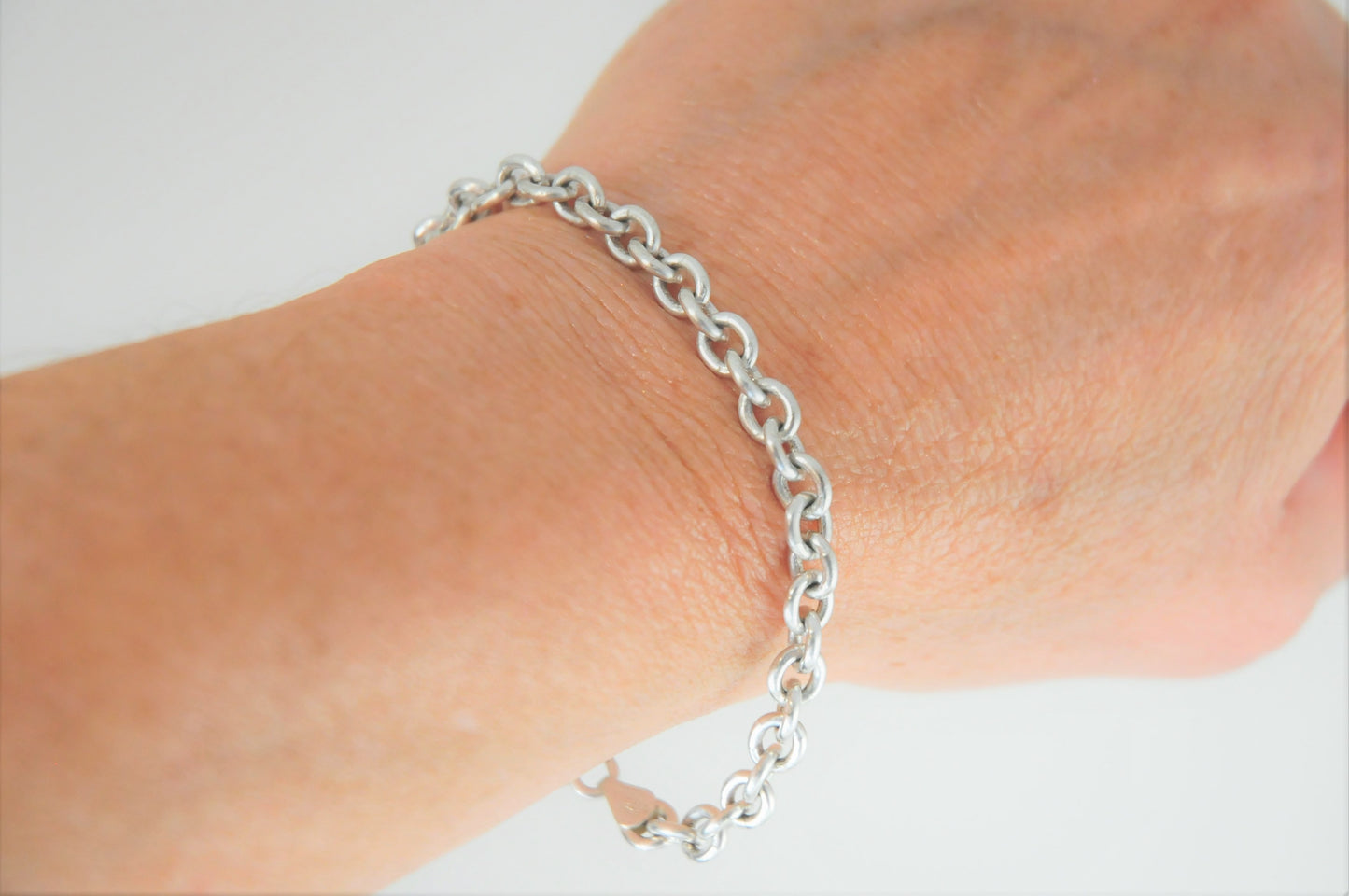 Sterling Silver Rolo Link Bracelet