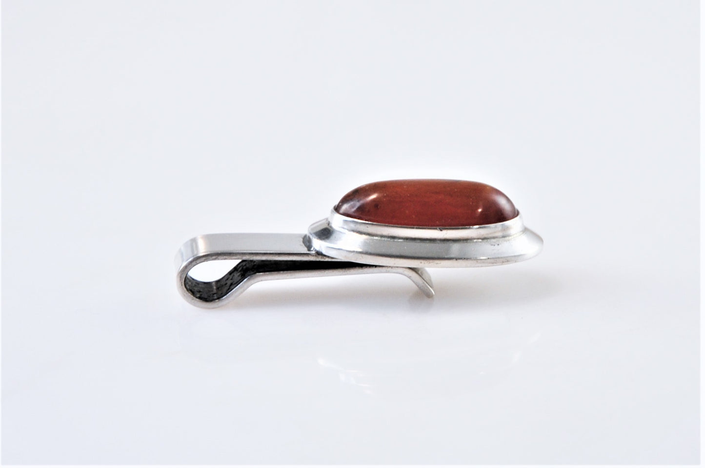 N.E. From Denmark 925 Amber Tie Clip