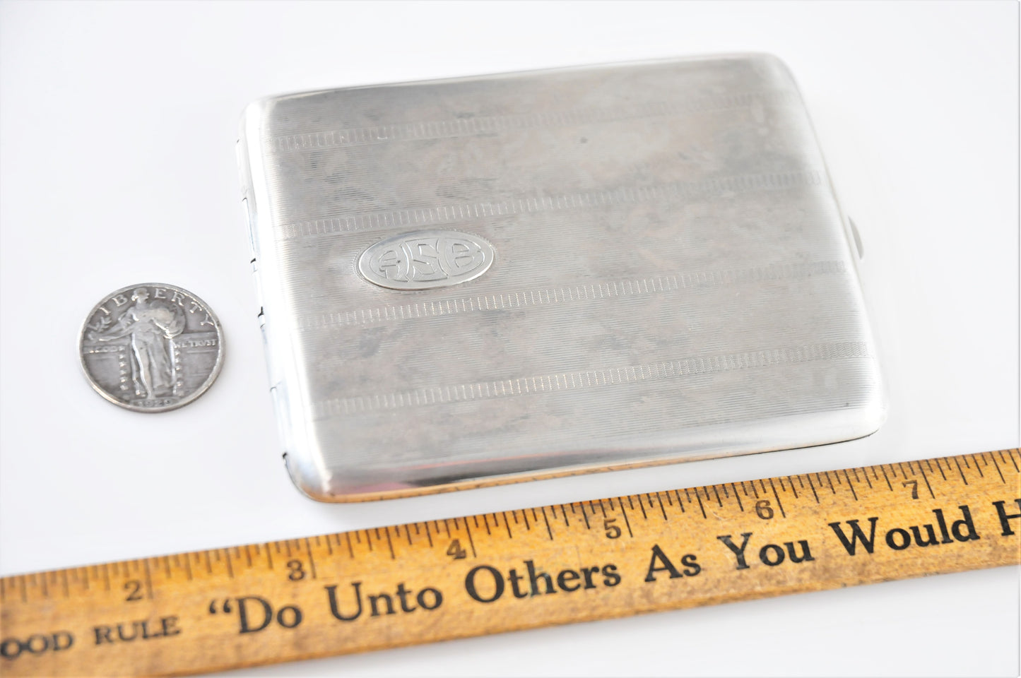 Antique Sterling Silver Cigarette Case