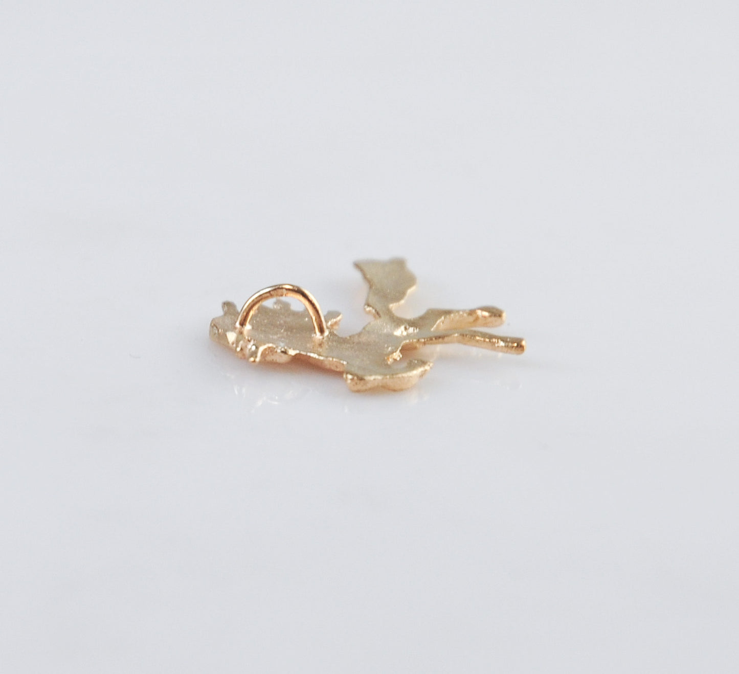 14K Gold Unicorn Charm Pendant