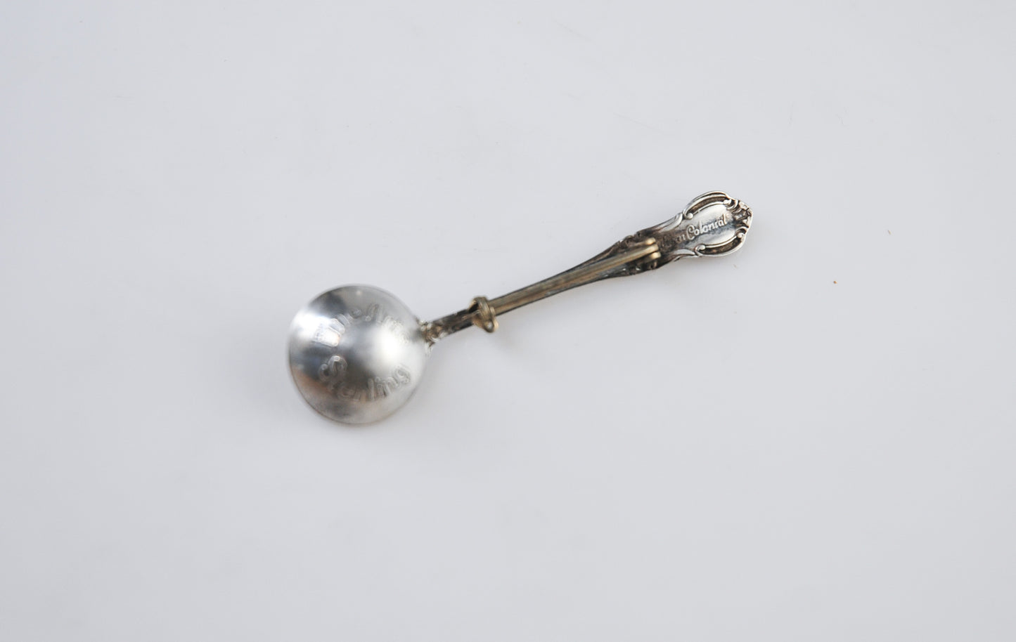 Fine Arts Sterling Southern Colonial Spoon Pin