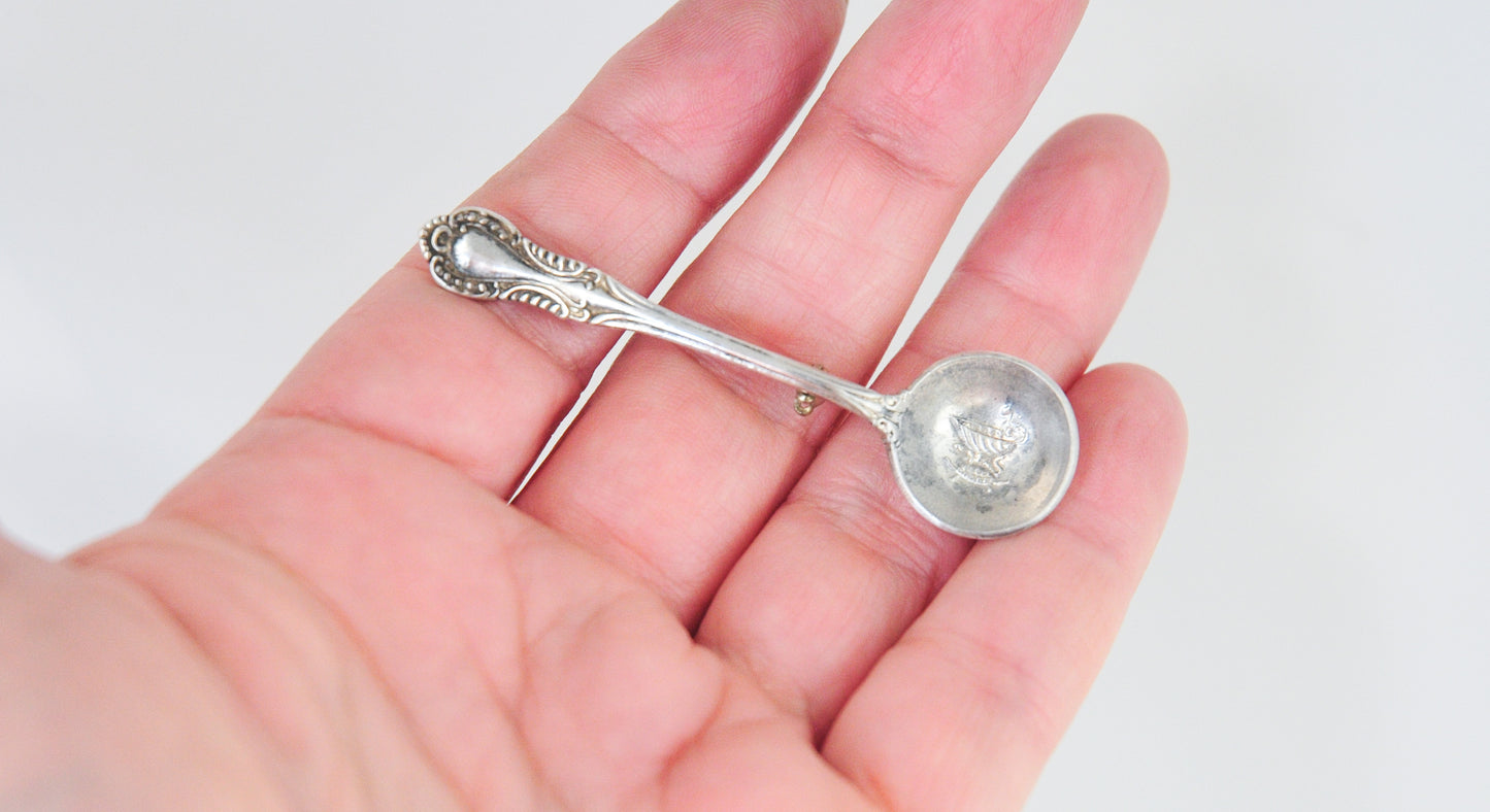 Fine Arts Sterling Southern Colonial Spoon Pin