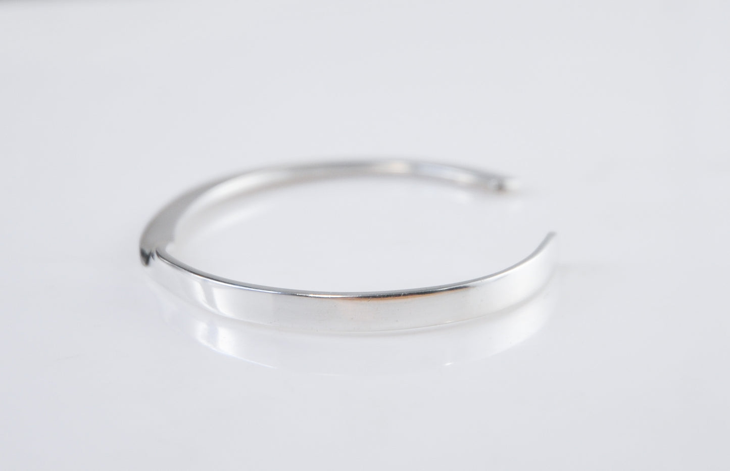 Designer Modernist Sterling Silver Cuff Bracelet