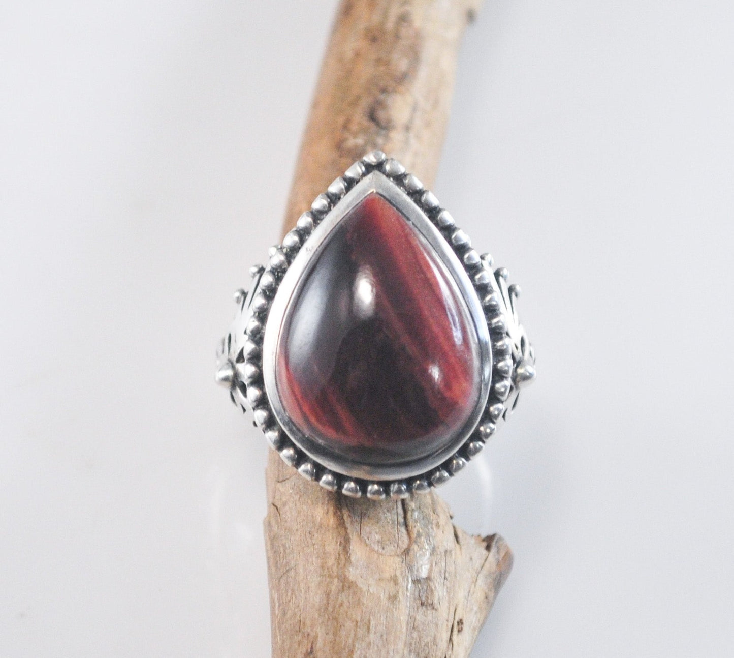 Doug Paulus Sterling Silver Tiger Eye Ring