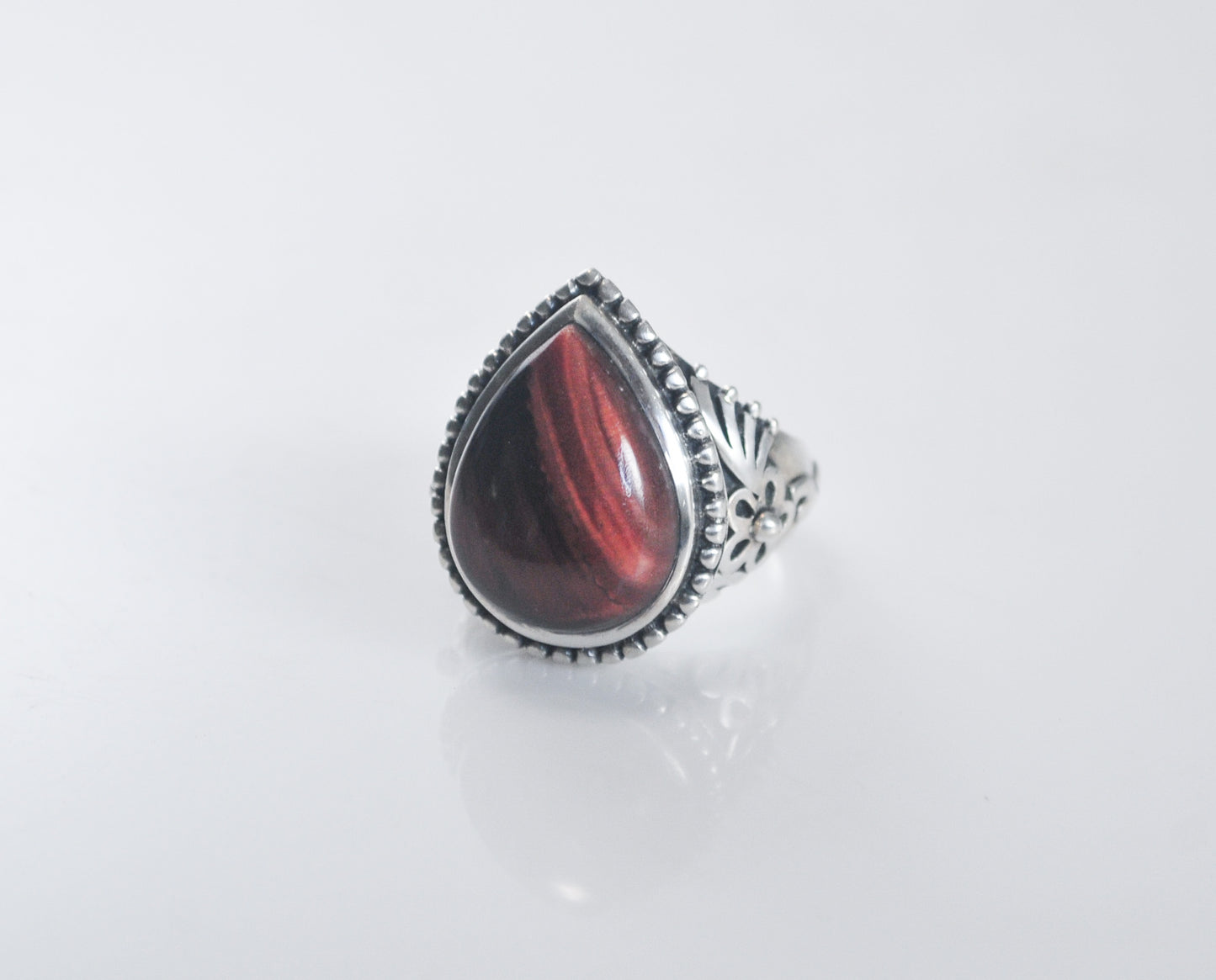 Doug Paulus Sterling Silver Tiger Eye Ring