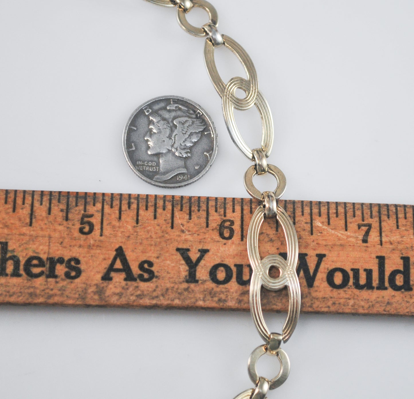 Vintage Symmetalic Sterling Silver Gold Filled Panel Choker Necklace