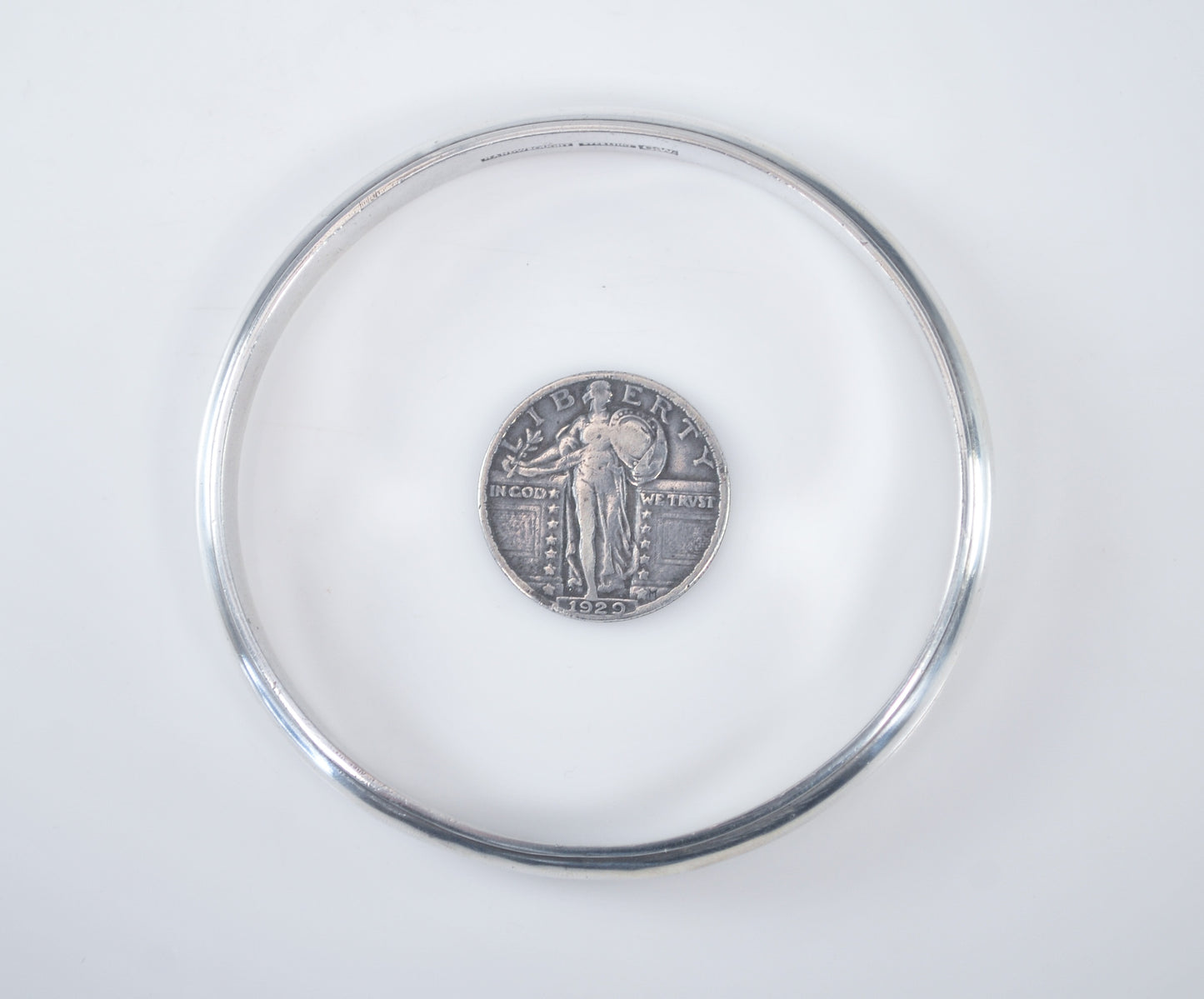 Heavy James Craig Colonial Williamsburg Handwrought Sterling Silver Bangle Bracelet