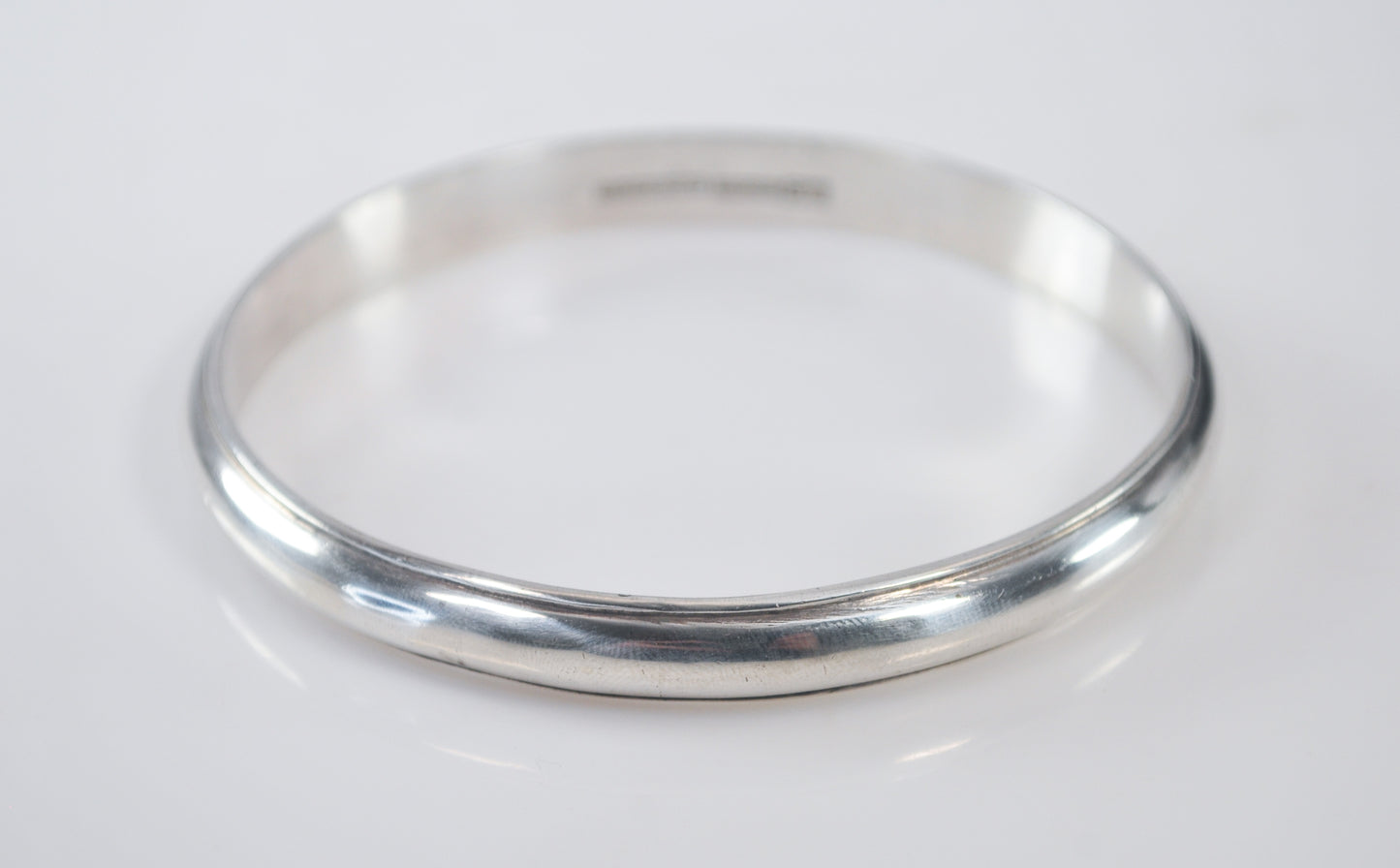 Heavy James Craig Colonial Williamsburg Handwrought Sterling Silver Bangle Bracelet
