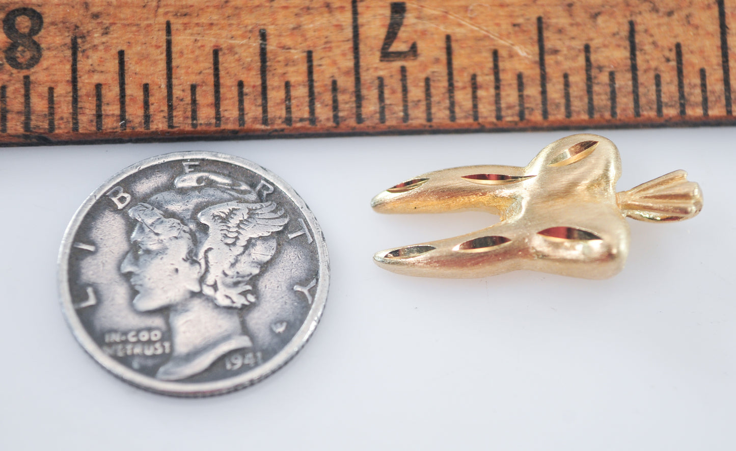 14K Gold Tooth Pendant