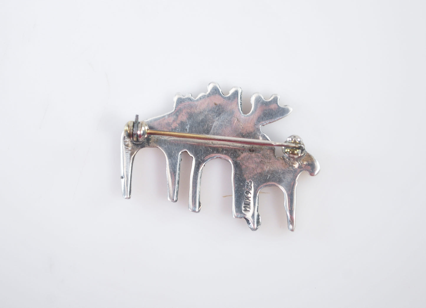 Sterling Silver Moose Brooch