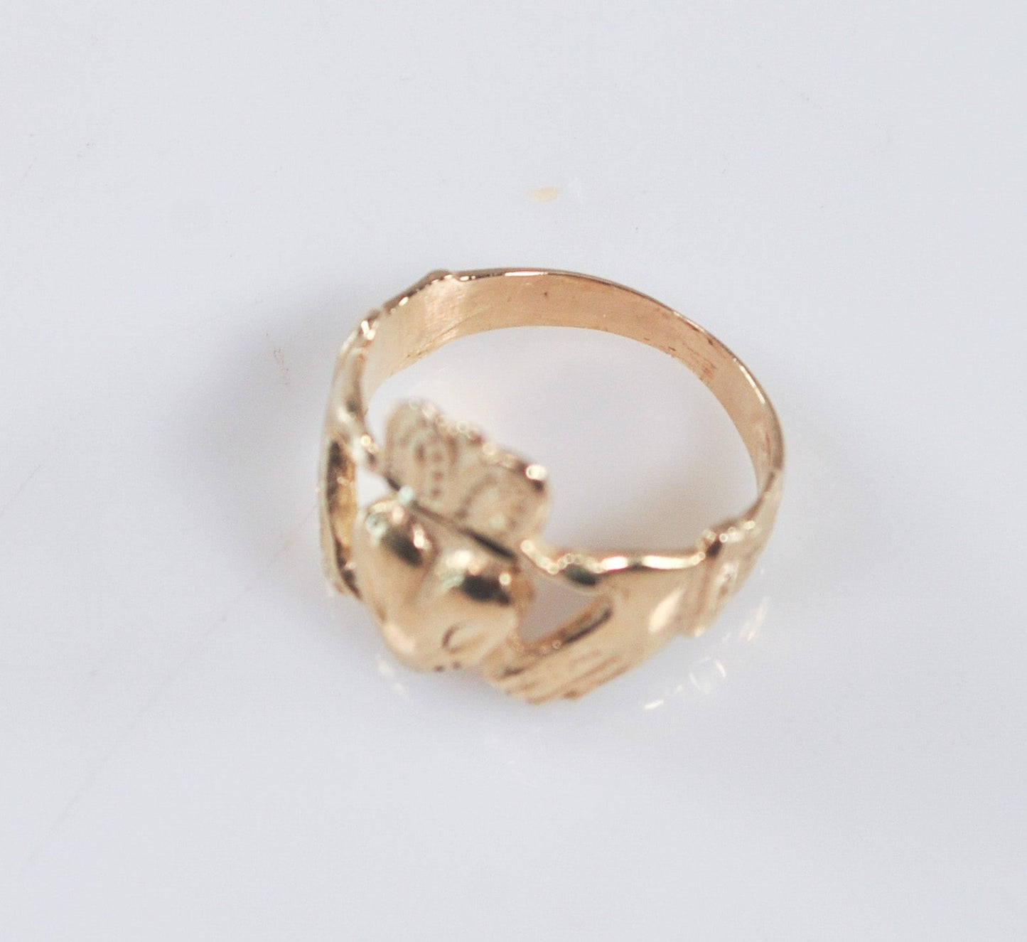 14K Gold Claddagh Ring