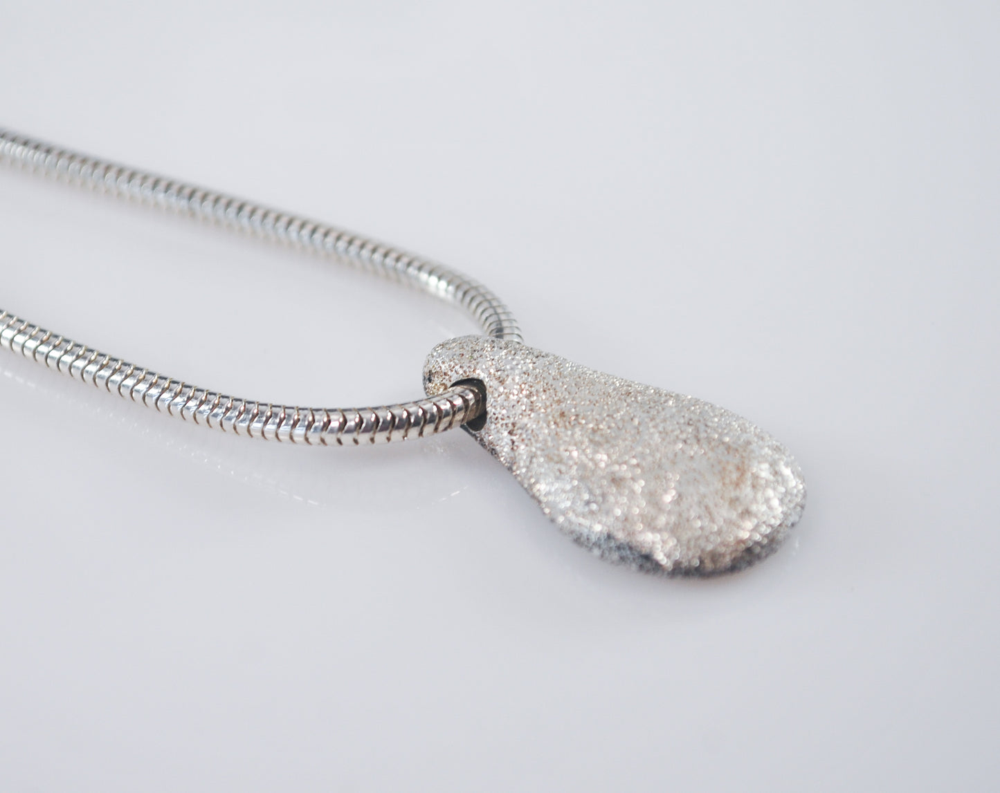 Milor Sterling Silver Nugget Choker Necklace