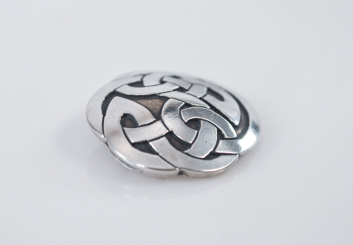 Sterling Silver Celtic Knot Medallion Pendant