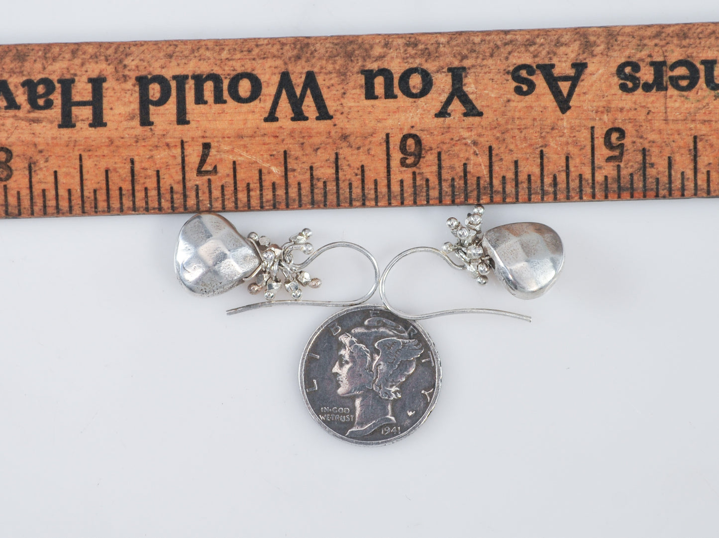 Sterling Silver Bauble Earrings