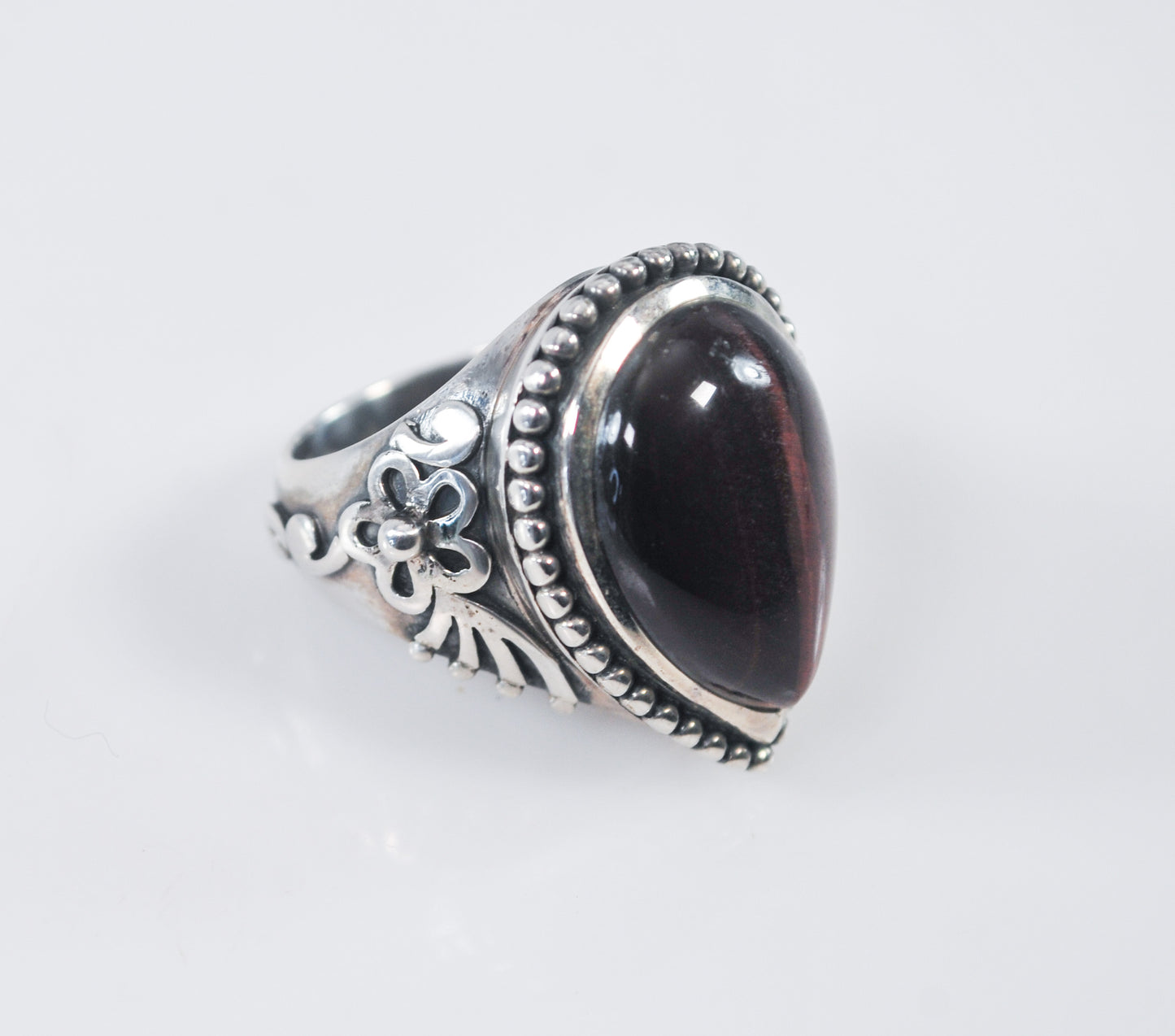 Doug Paulus Sterling Silver Tiger Eye Ring