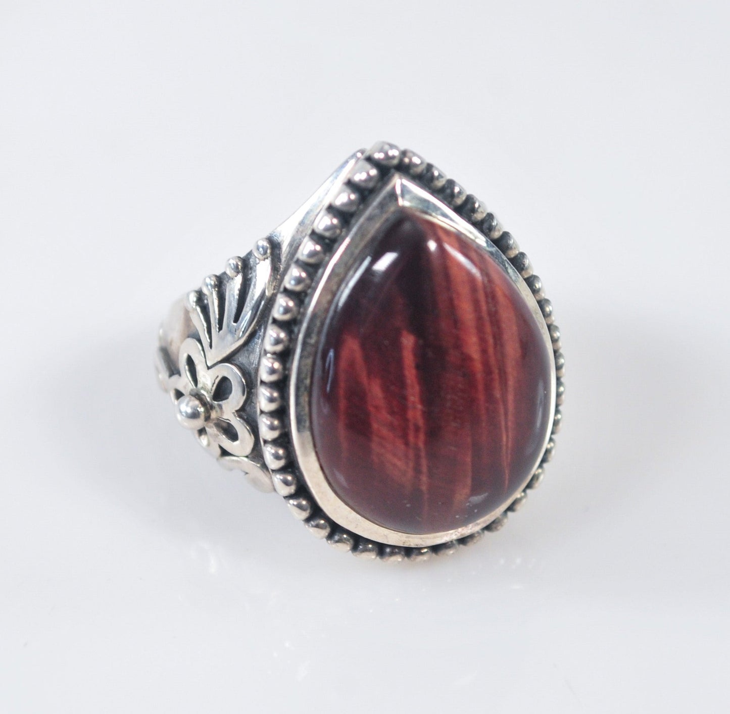 Doug Paulus Sterling Silver Tiger Eye Ring