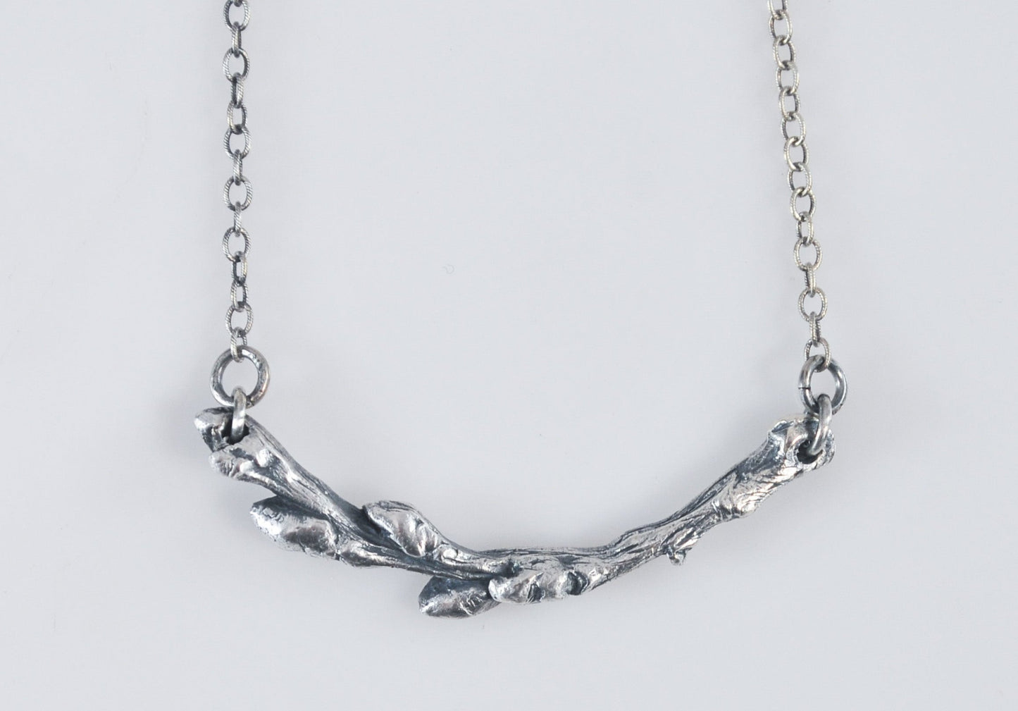 Vintage 925 Sterling Silver Natural Branch Necklace