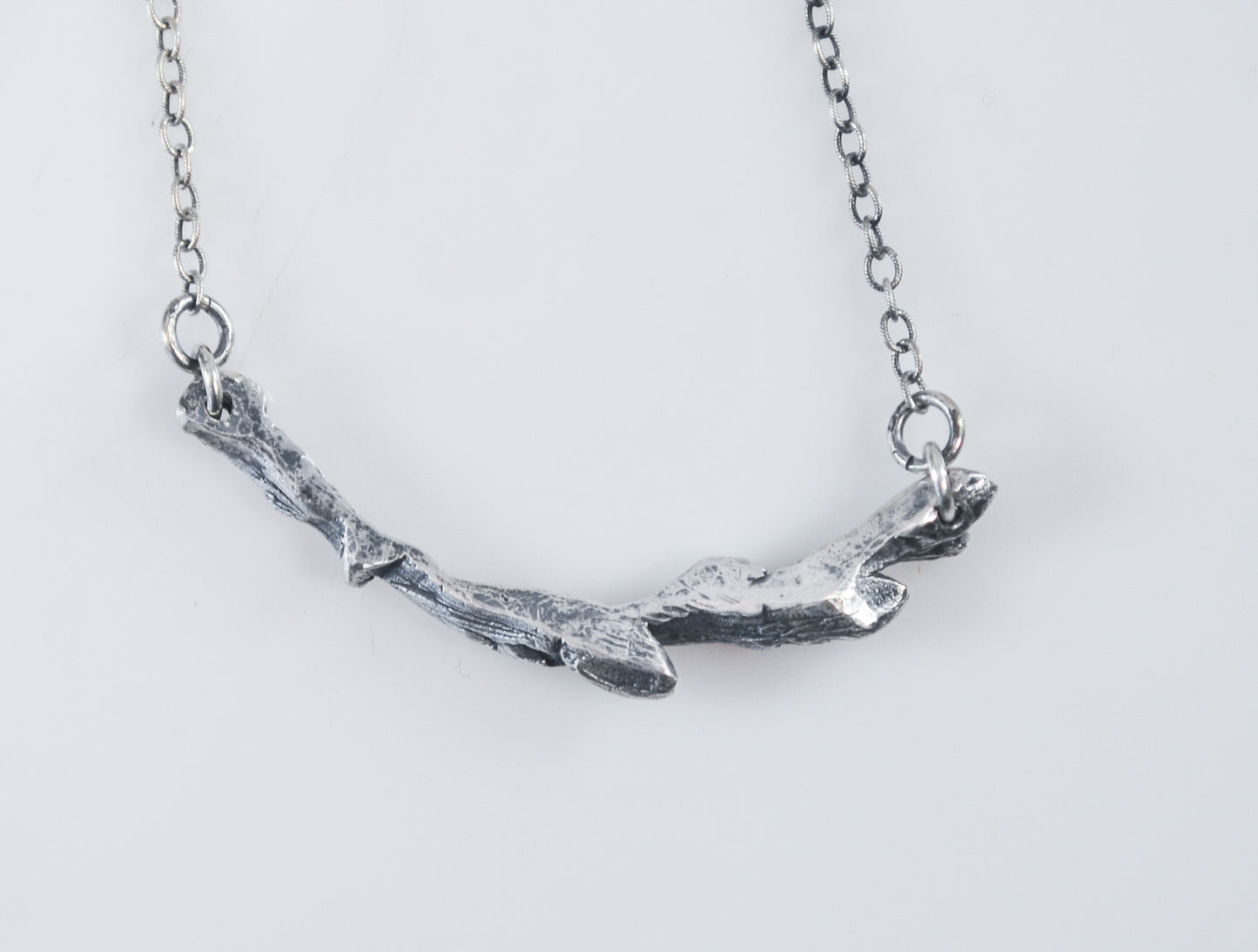 Vintage 925 Sterling Silver Natural Branch Necklace