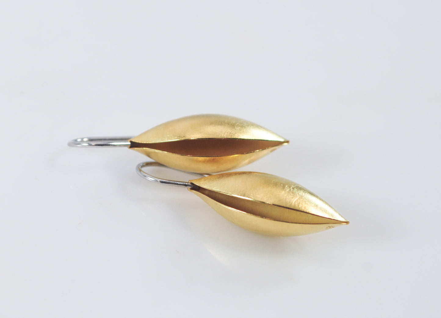 Designer 18K Gold Cocoon Earrings