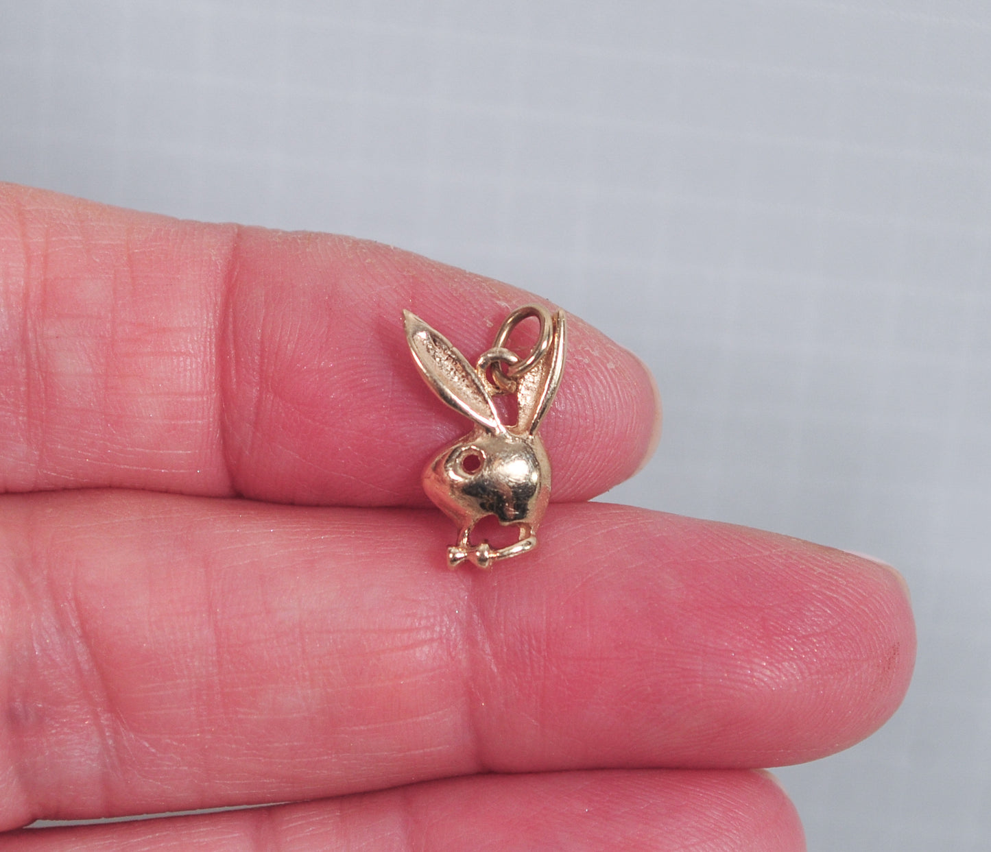 14K Playboy Bunny Pendant