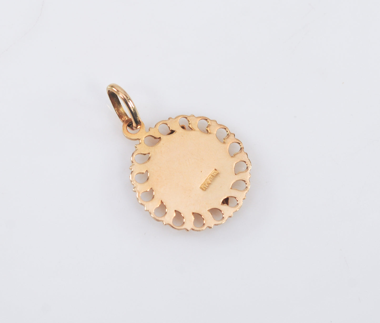 Vintage 14K Gold Nefertiti Pendant