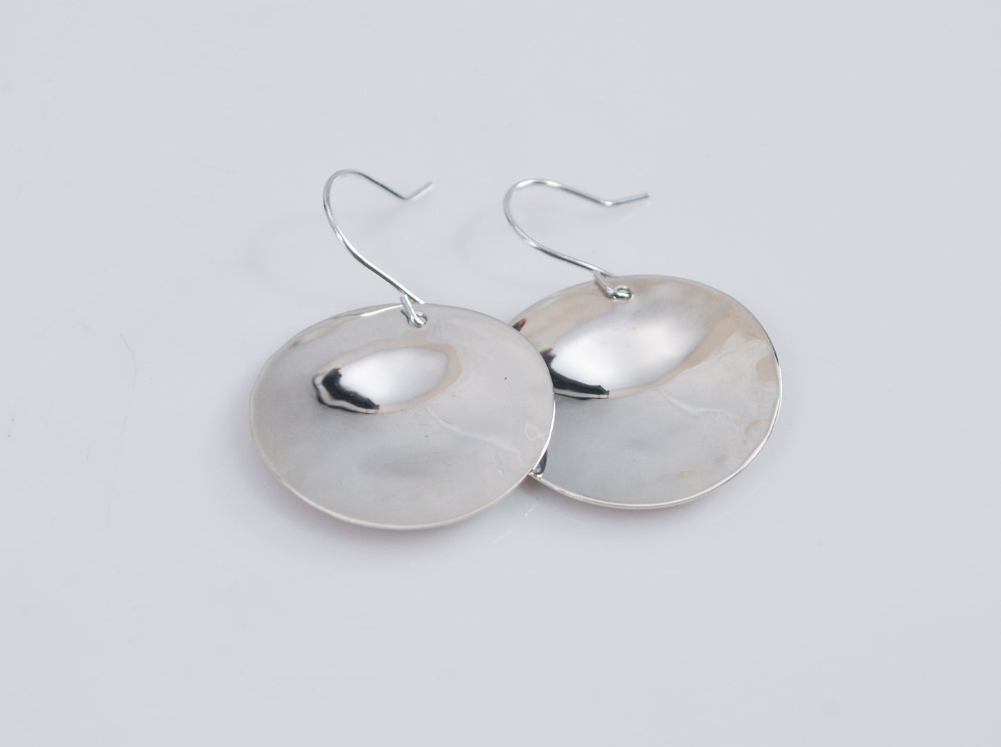 RLM Studio Sterling 925 Hammered Disc Earrings