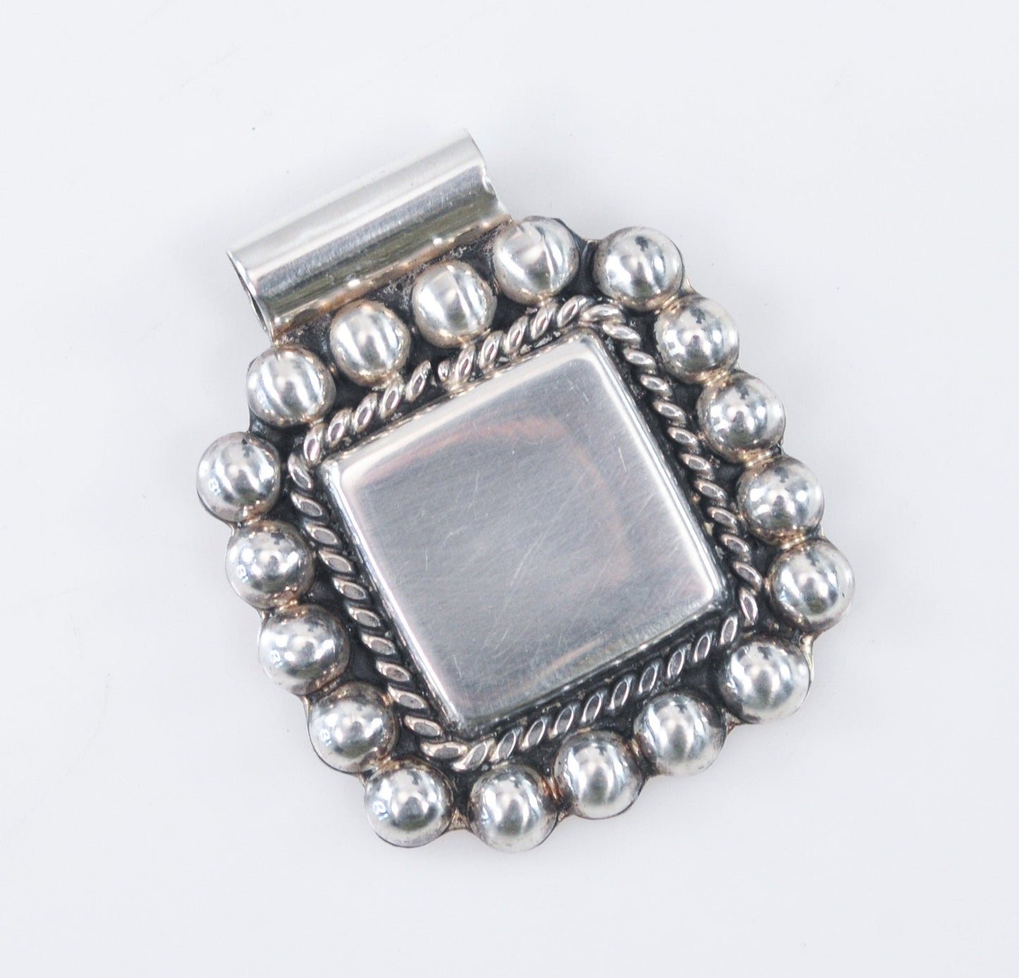 Southwestern Sterling Silver Slider Pendant