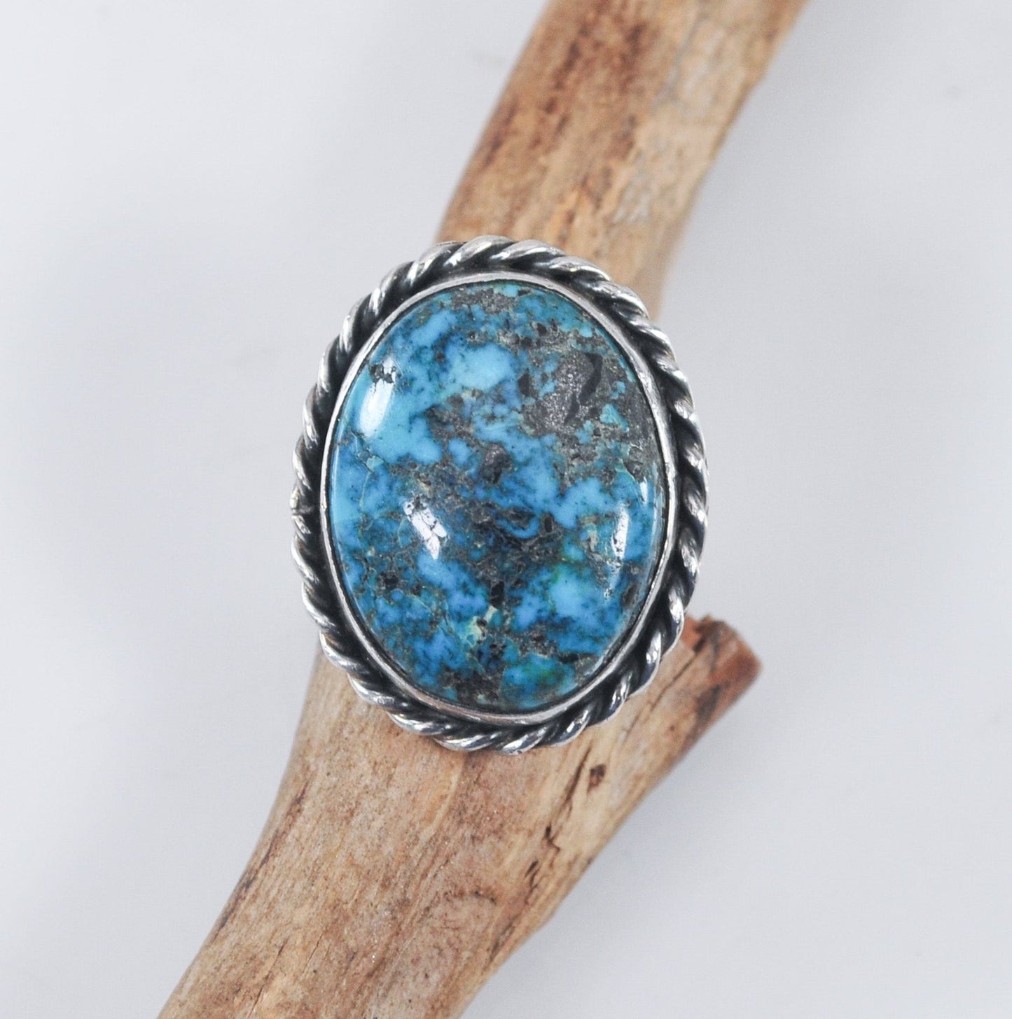 Sterling Silver Navajo Turquoise Ring