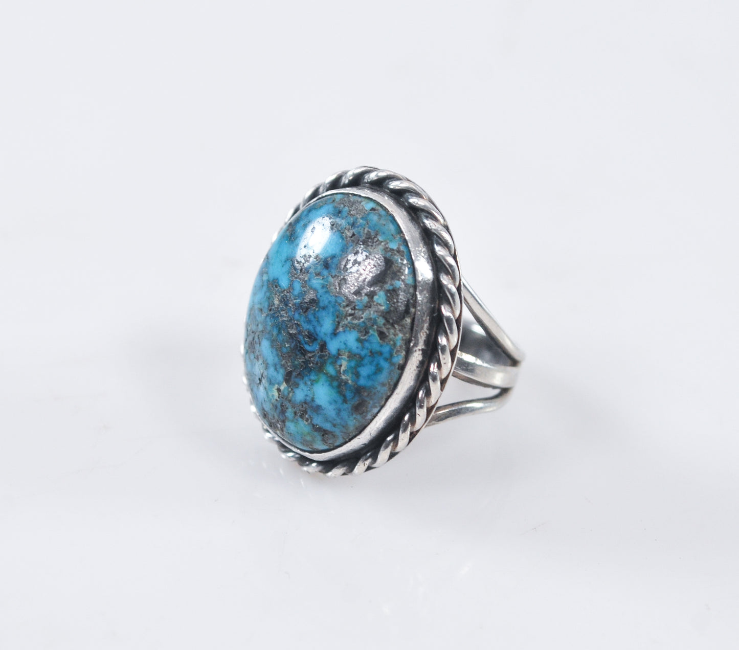 Sterling Silver Navajo Turquoise Ring