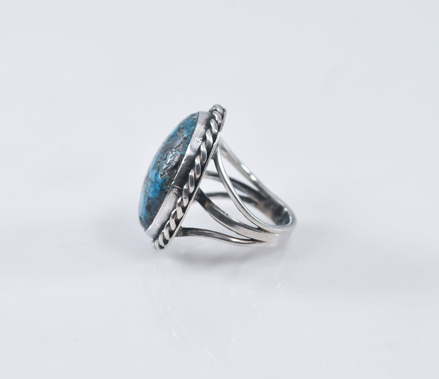 Sterling Silver Navajo Turquoise Ring