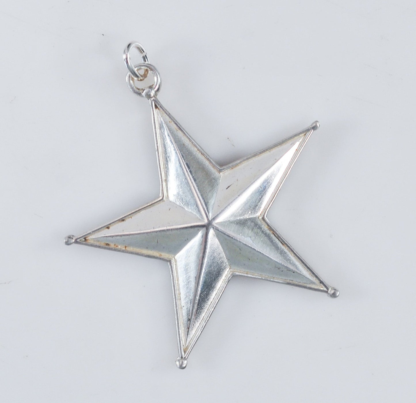 Vintage Sterling Silver Star Pendant