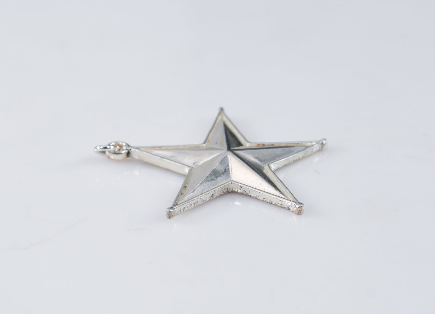 Vintage Sterling Silver Star Pendant