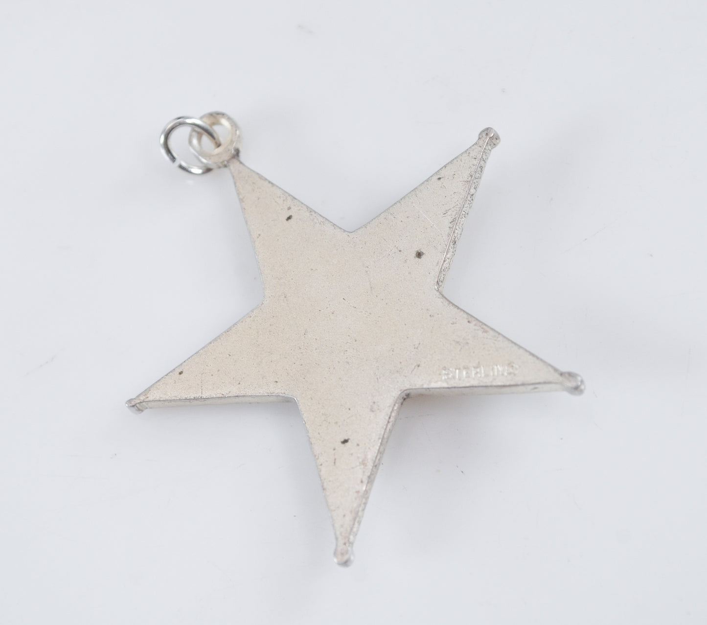 Vintage Sterling Silver Star Pendant