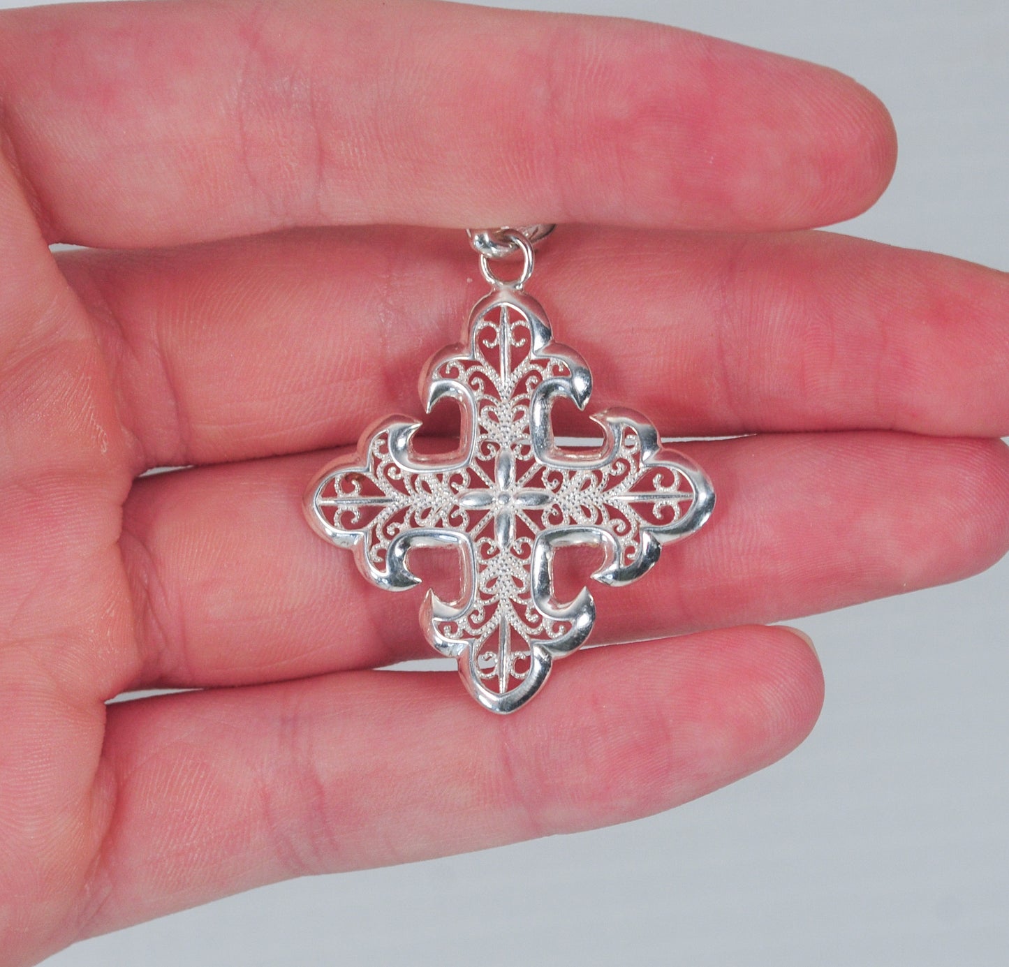 Milor 925 Italy Sterling Silver Cross Pendant