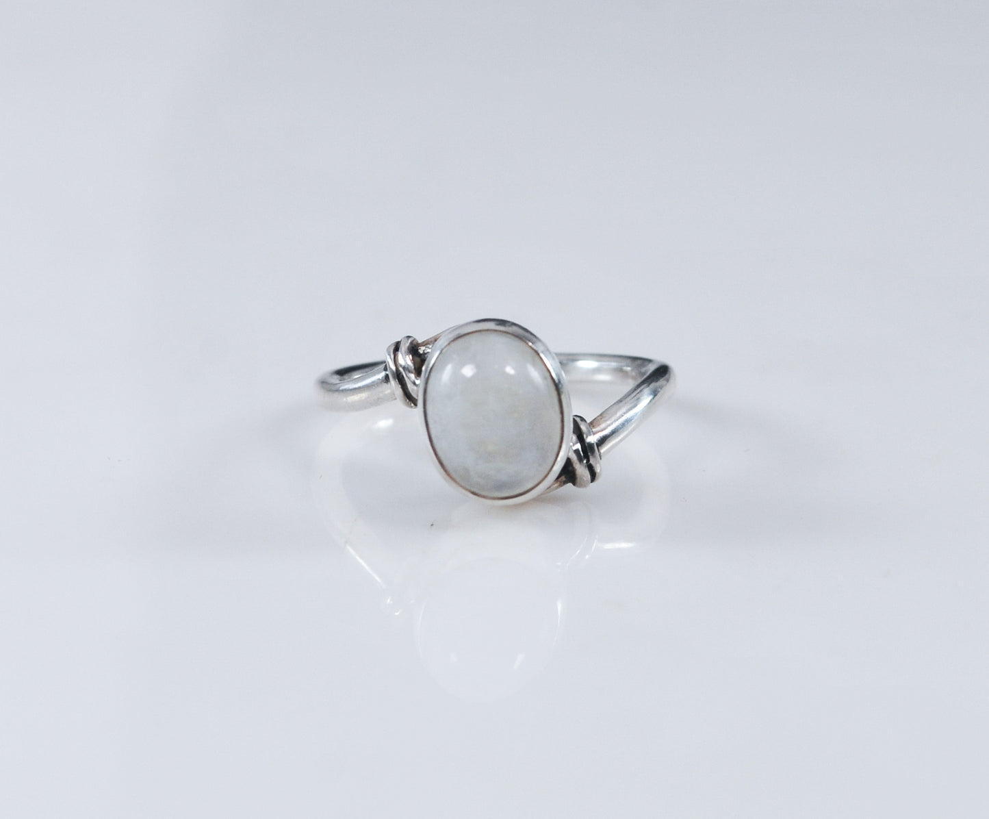 Arya Sterling Silver Moonstone Ring