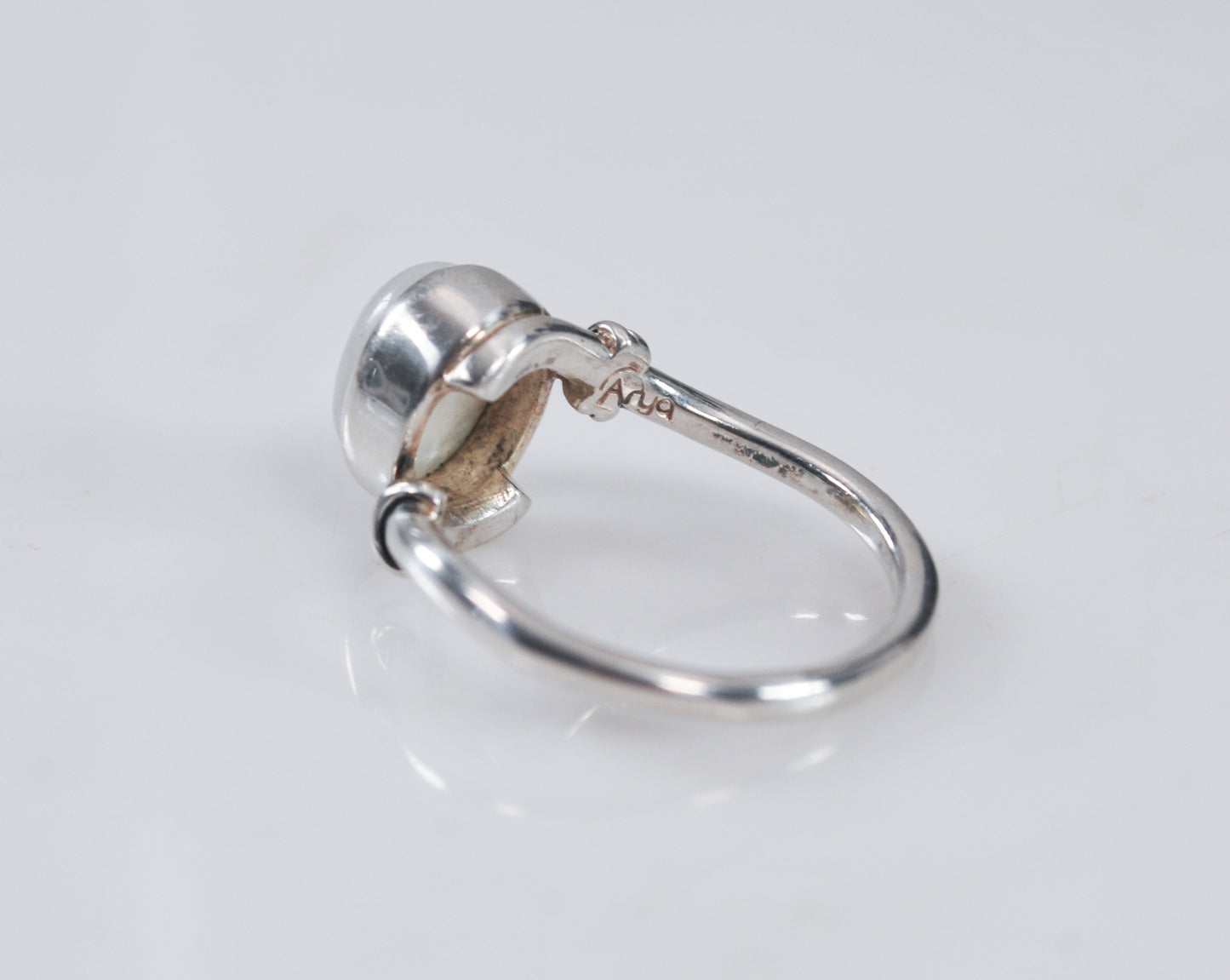 Arya Sterling Silver Moonstone Ring