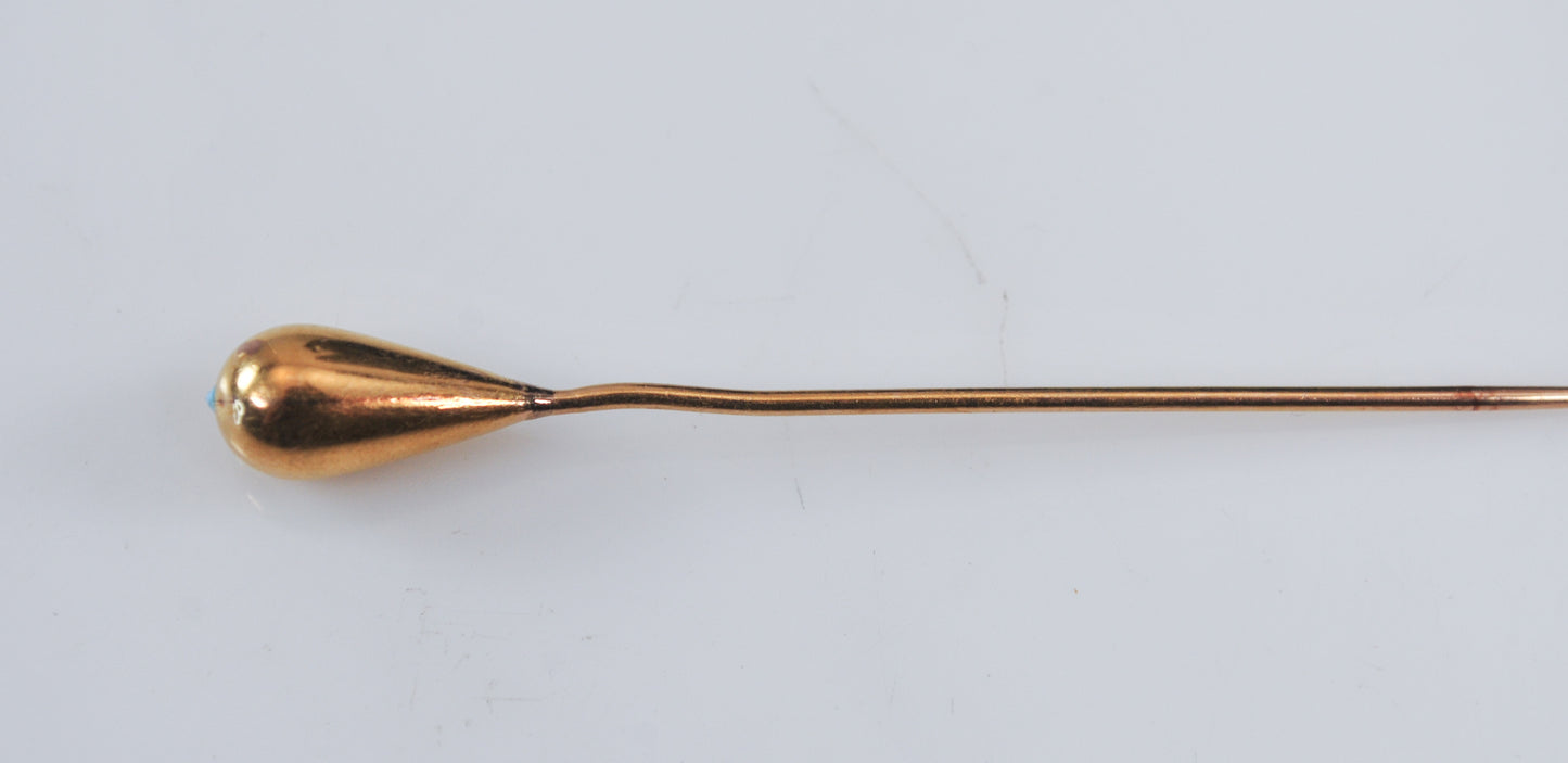 Antique 14K Gold Stick Pin