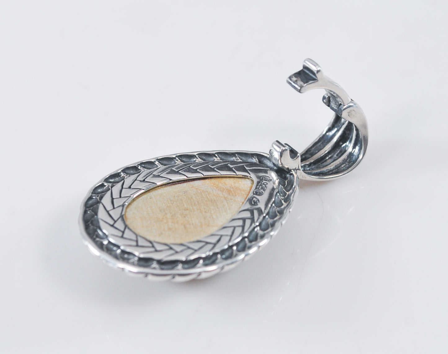 Carolyn Pollack Sterling Silver Jasper Enhancer Pendant