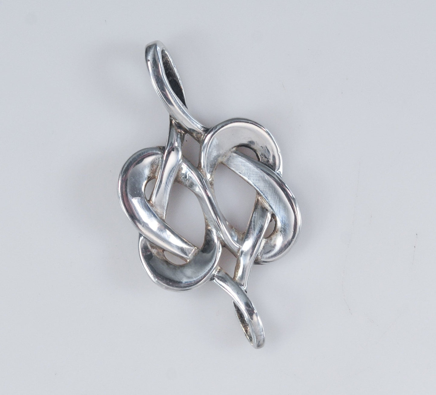 Franklin Mint Sterling Silver Celtic Knot Pendant