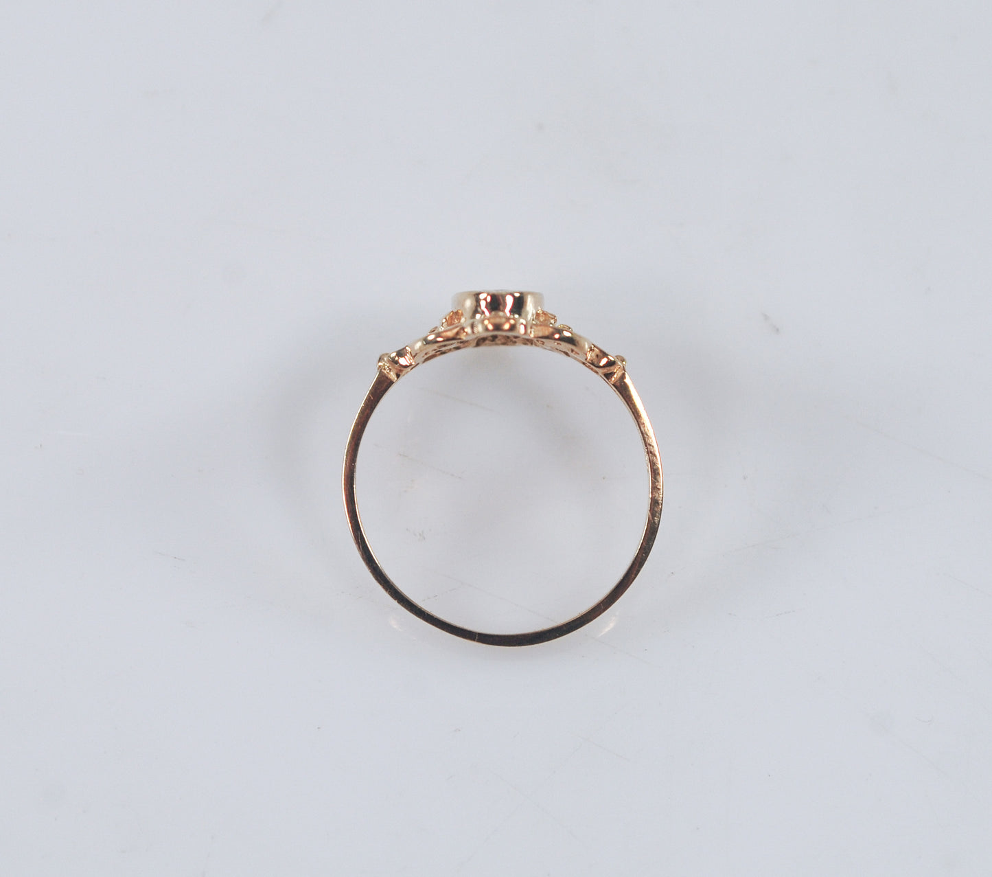 Robert Klein 10K Gold Initial Ring