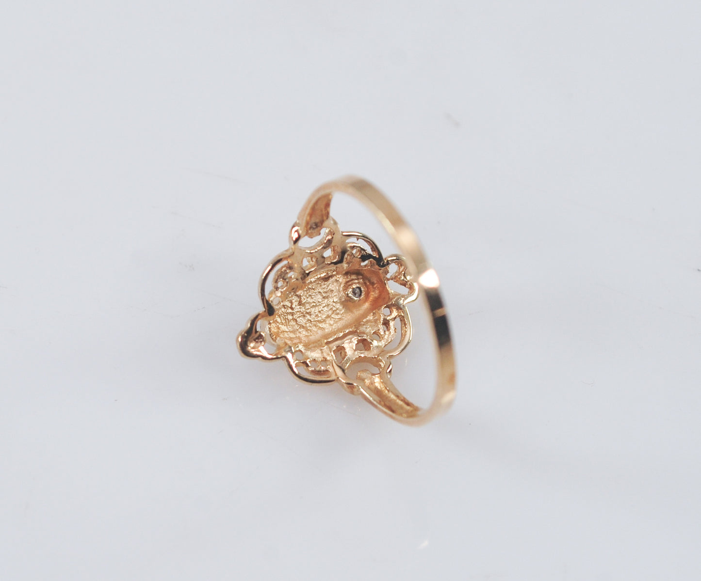 Robert Klein 10K Gold Initial Ring