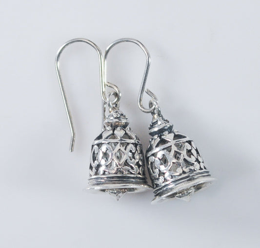 Sterling Silver Bell Earrings